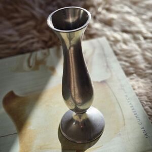 Vintage Pewter Bud Vase